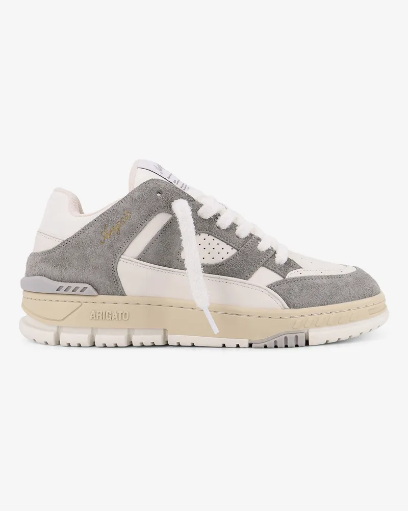 Axel Arigato Area Lo low-top suede and leather sneakers -  - gender_Man Grey