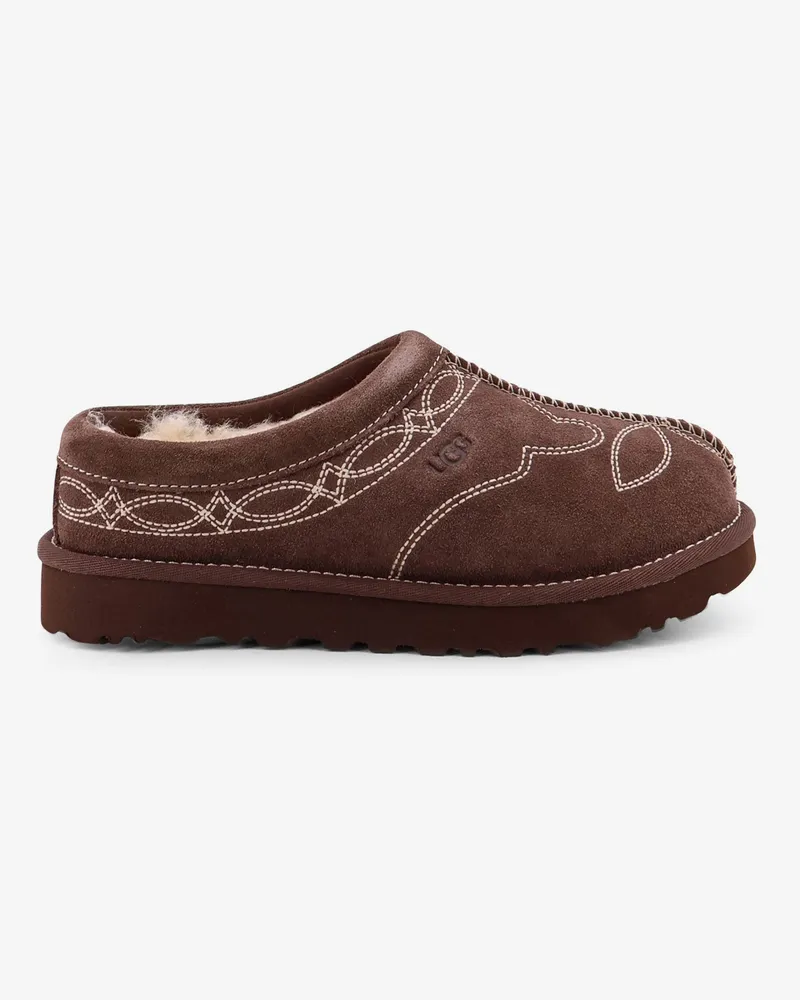 UGG Tasman Western suede clog -  - gender_Woman Brown