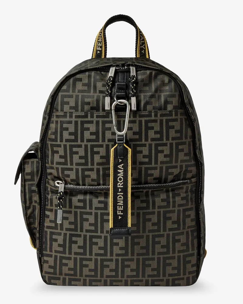 Fendi Climb FF Zucca technical fabric backpack -  - gender_Man Black