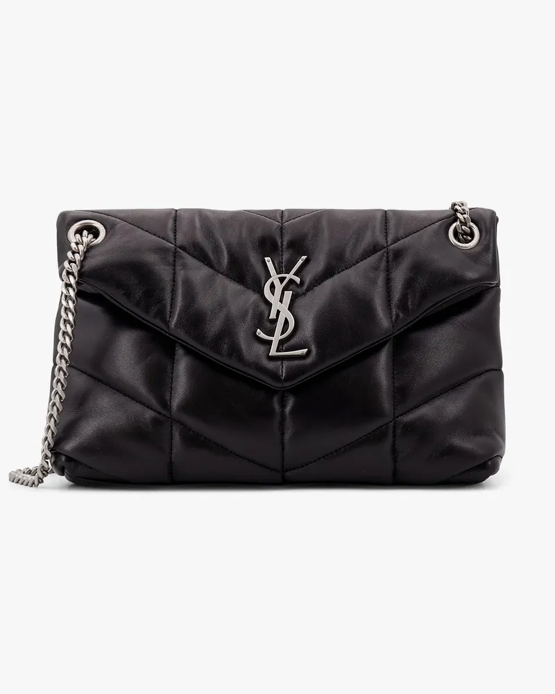 Saint Laurent Puffer matelassé leather crossbody bag -  - gender_Woman Black