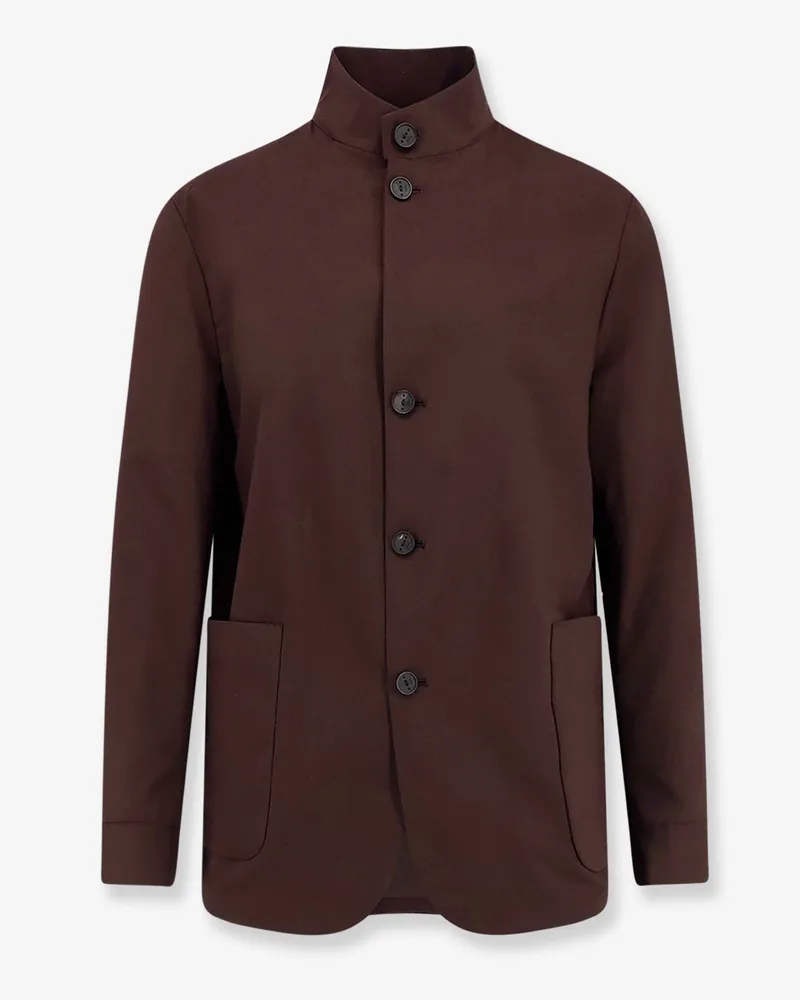 Hevò Caslvecchio wool blend jacket -  - gender_Man Brown