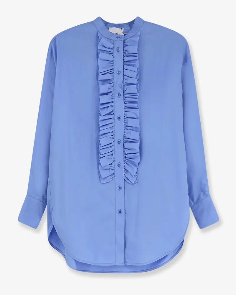 NUDE Oversize cotton shirt -  - gender_Woman Blue