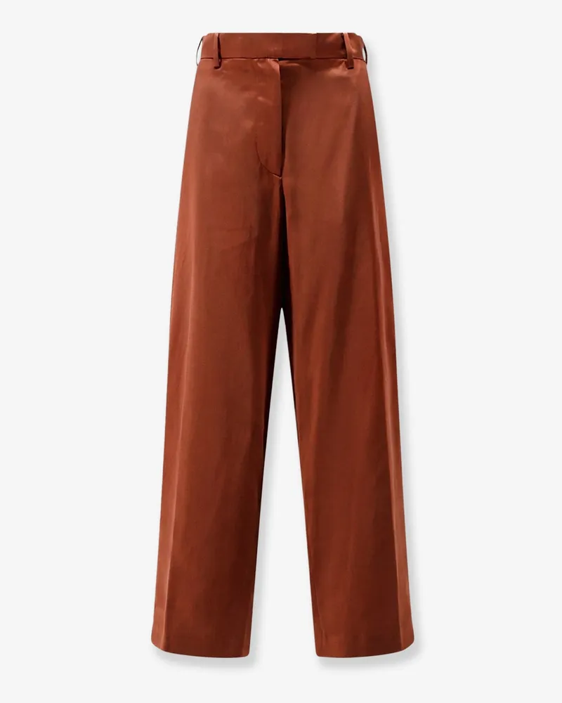 Dries van Noten Viscose blend trousers -  - gender_Woman Brown
