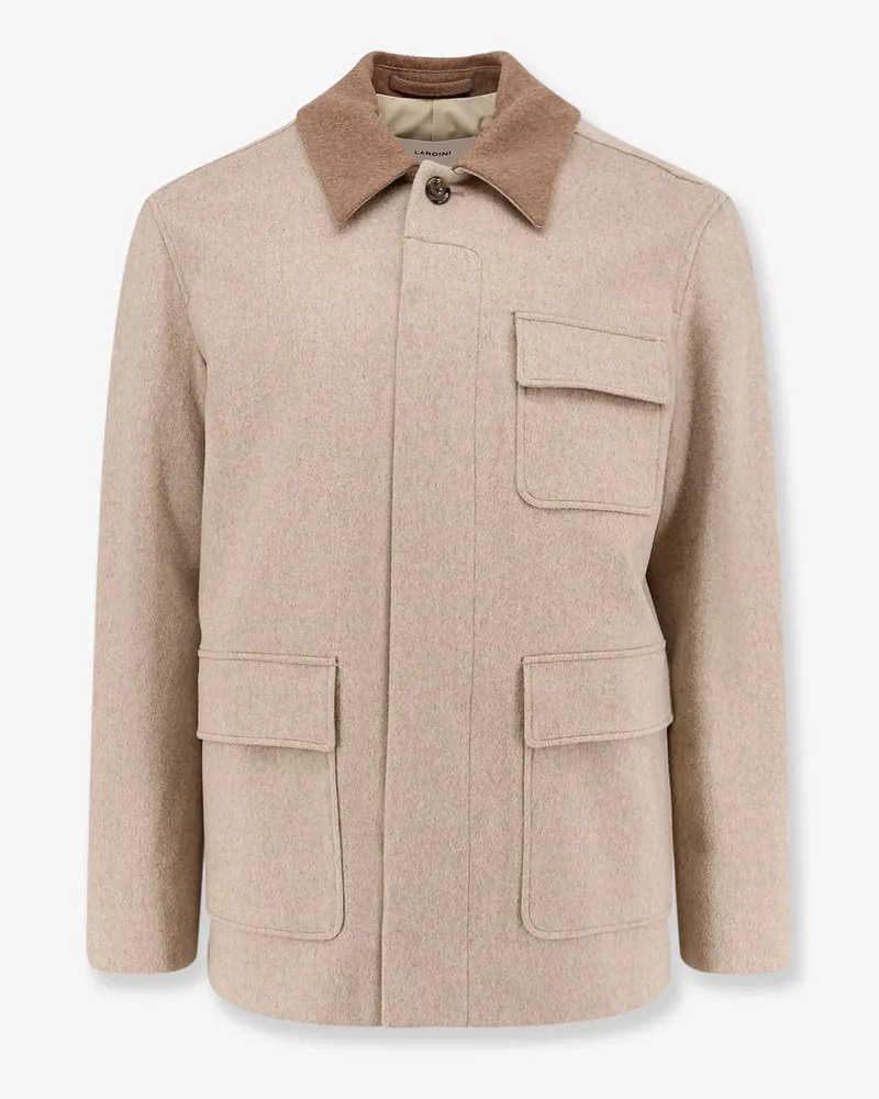 LARDINI Goslin pure virgin wool coat -  - gender_Man Beige
