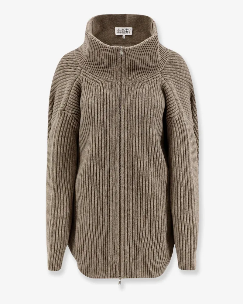 Maison Margiela Wool blend cardigan -  - gender_Woman Beige