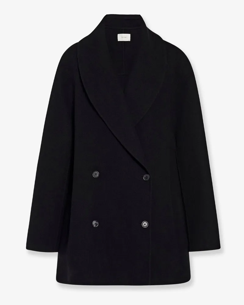 The Row Virgin wool and cashmere blend Polli coat -  - gender_Woman Black