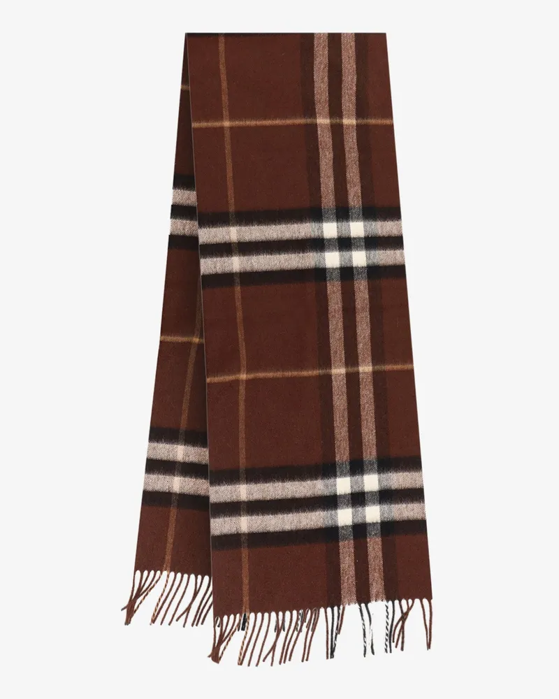 Burberry Giant Check cashmere scarf -  - gender_Woman Brown