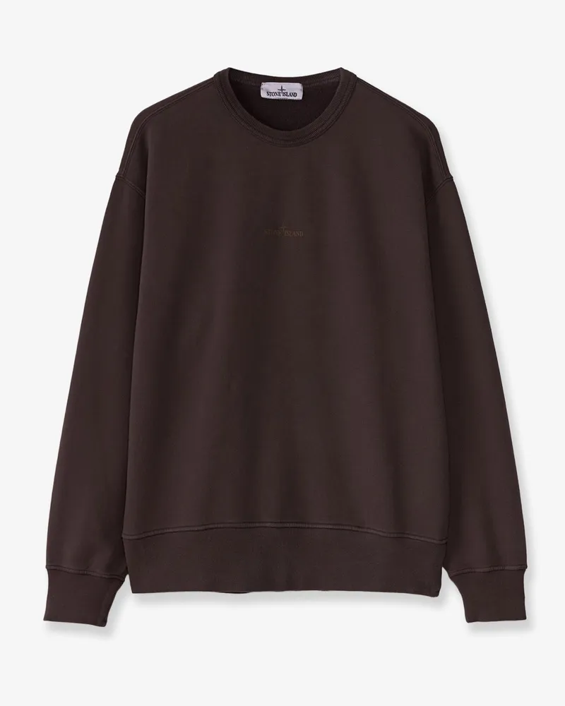 Stone Island Cotton sweatshirt -  - gender_Man Brown