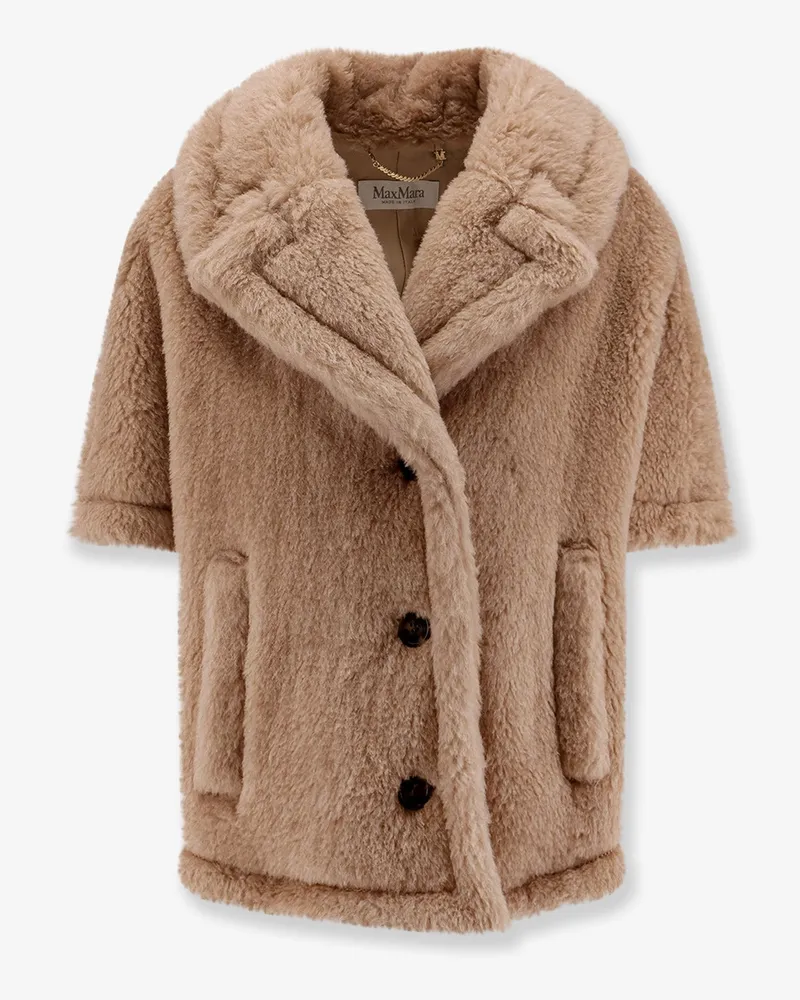 Max Mara Mxacorvino4 alpaca and cashmere fur cape -  - gender_Woman Beige