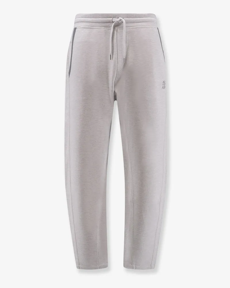 Brunello Cucinelli Cotton blend trousers -  - gender_Man Grey