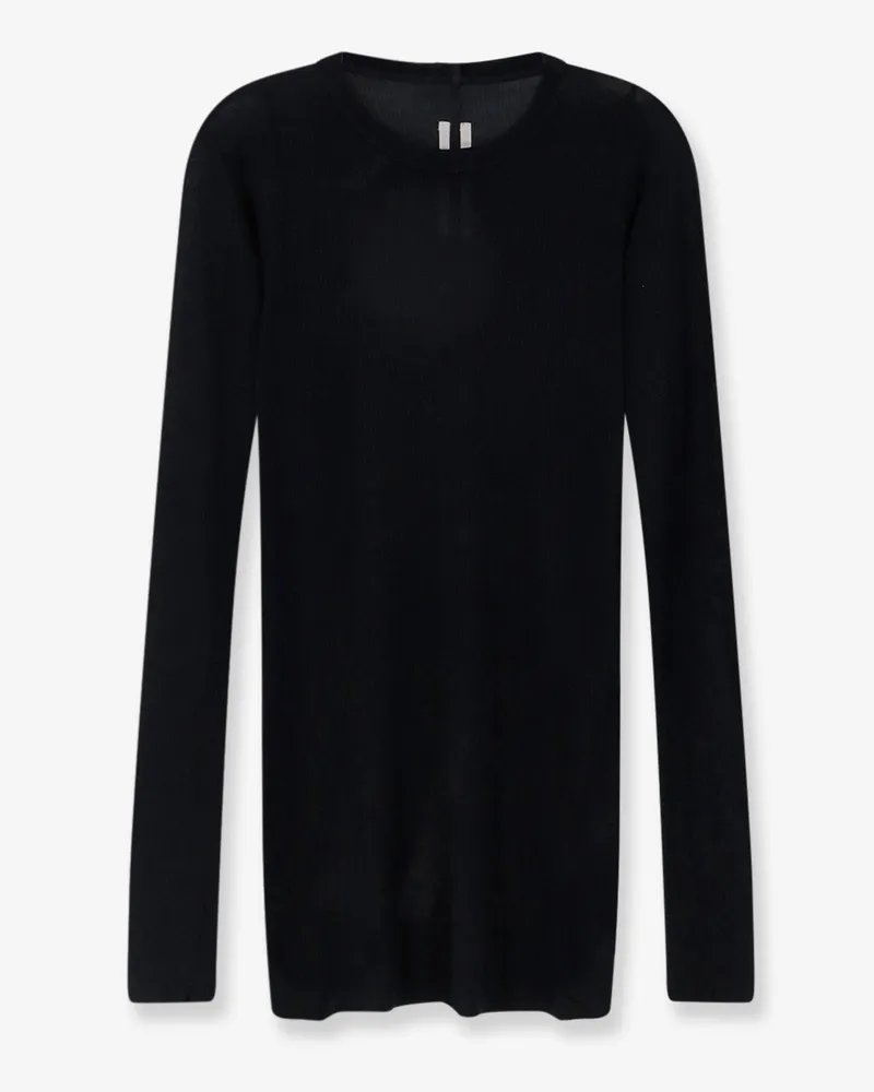 Rick Owens Viscose and silk blend T-shirt -  - gender_Man Black