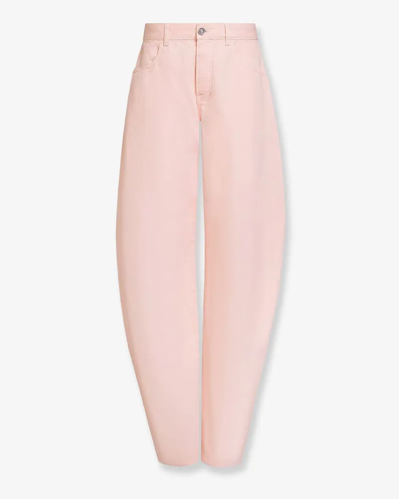 Alaïa Barrel fit denim trousers -  - gender_Woman Pink