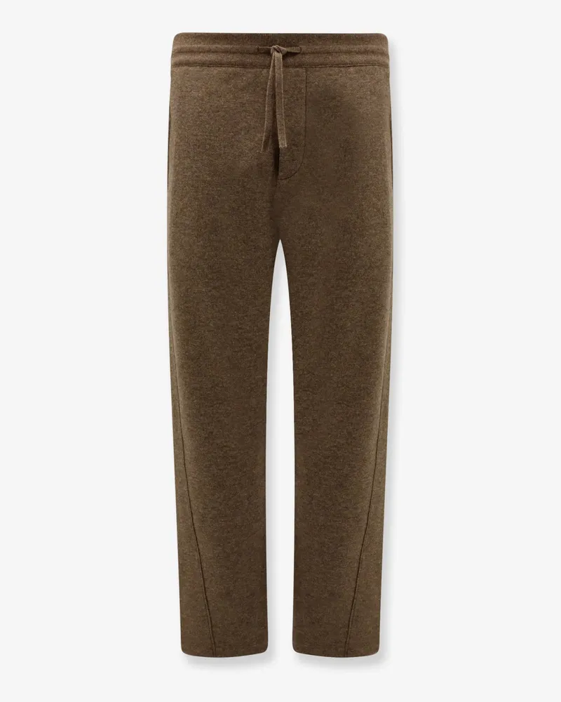 Loro Piana Double cashmere jersey trouser -  - gender_Man Brown