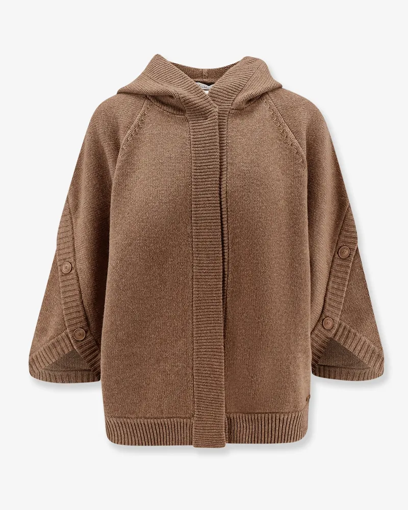 Max Mara Vals wool and cashmere cardigan -  - gender_Woman Beige