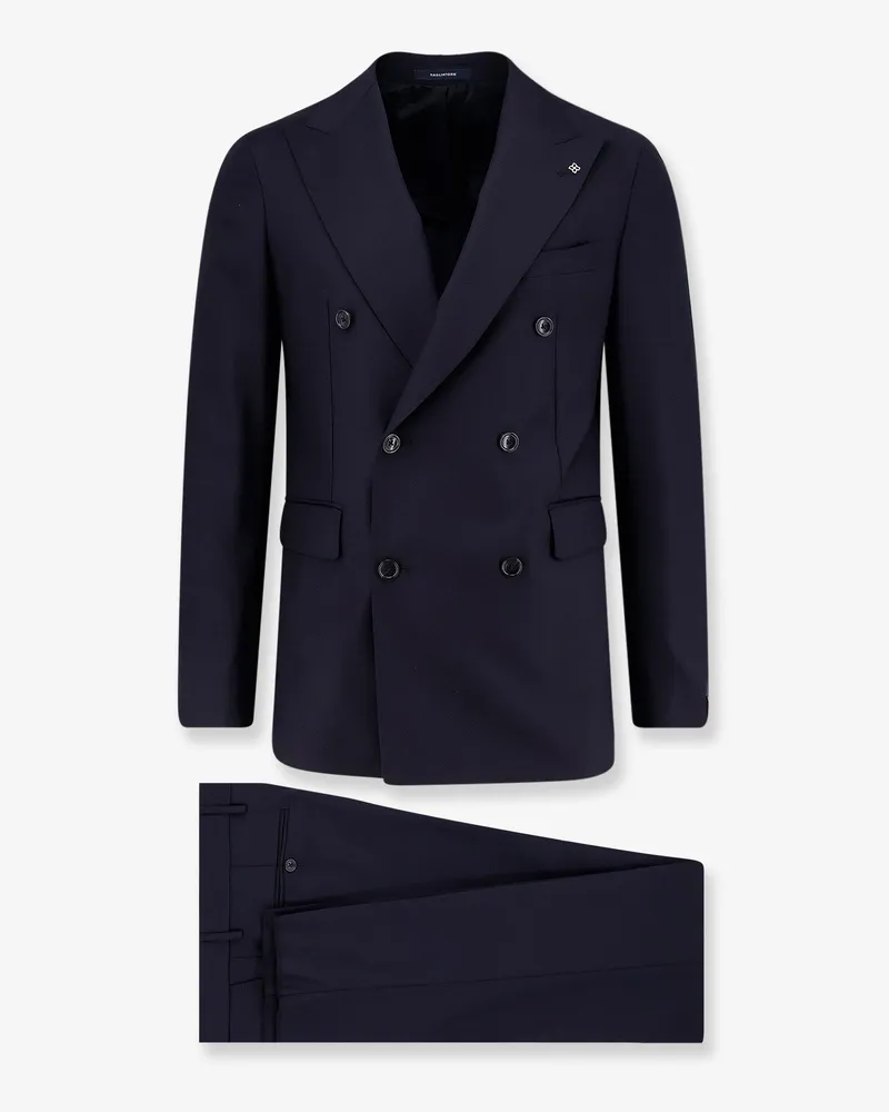 Tagliatore Virgin wool suit -  - gender_Man Blue