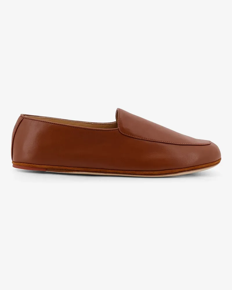 Loro Piana Anton Walk leathr loafers -  - gender_Woman Brown
