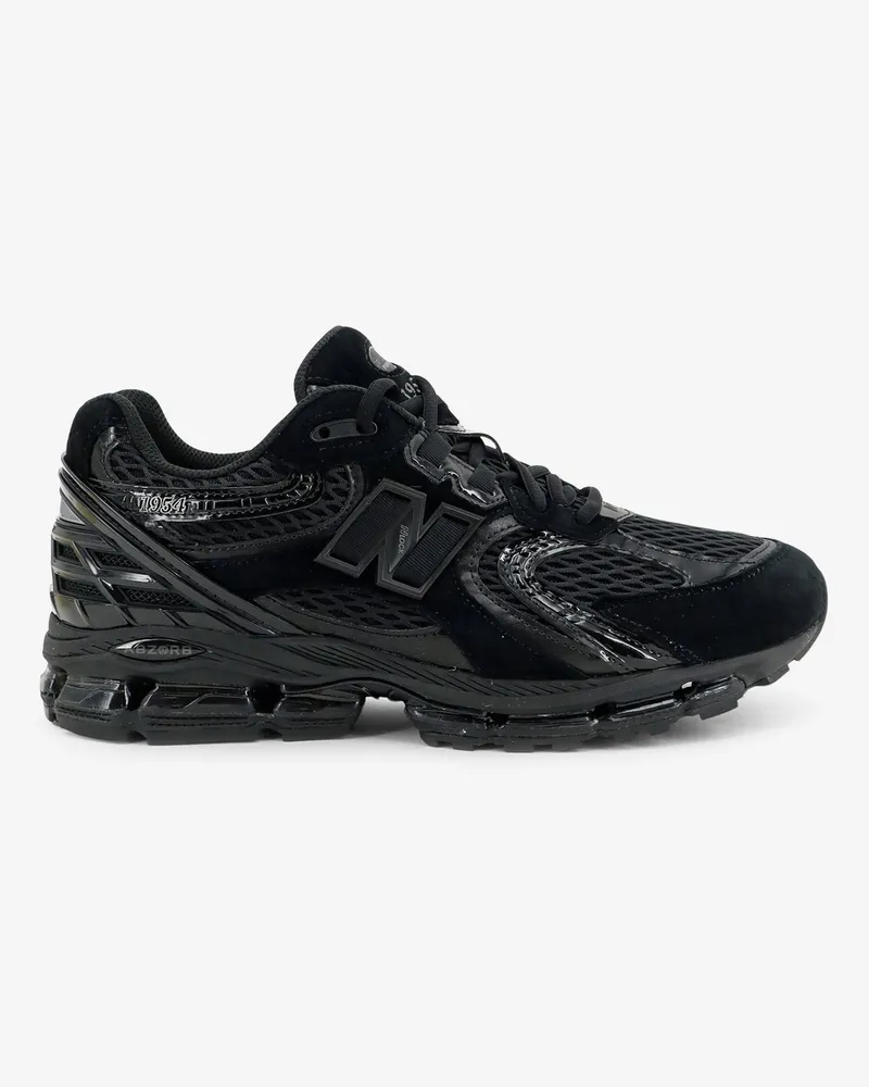 New Balance 1954R mesh and suede sneakers -  - gender_Man Black