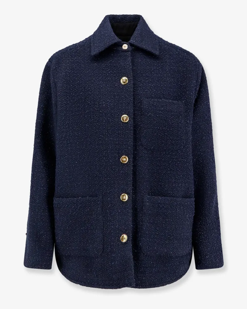 Pinko Ghiacciolo tweed jacket -  - gender_Woman Blue