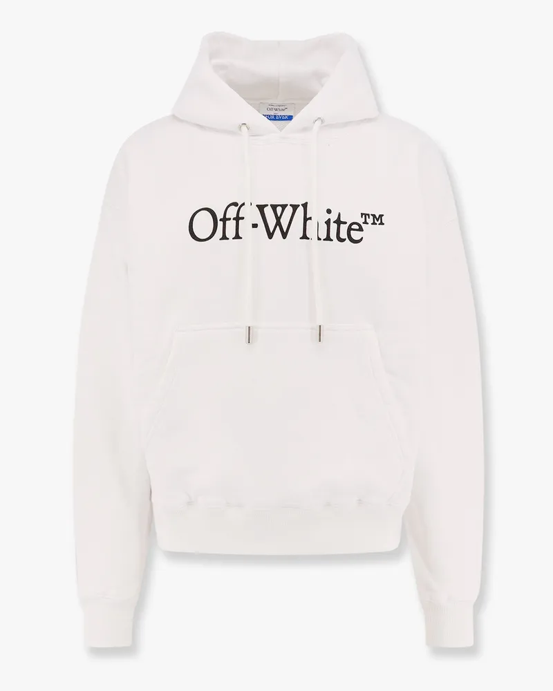OFF-WHITE Cotton sweatshirt whit frontal logo print -  - gender_Man White