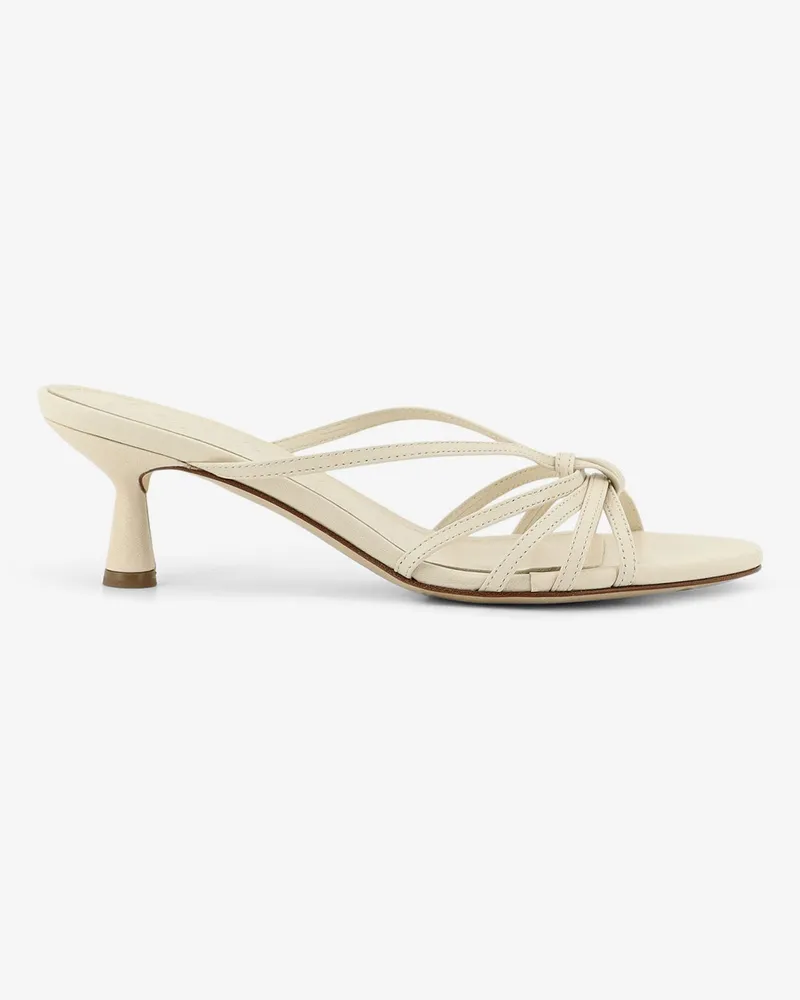 aeyde Abby Leather sandals -  - gender_Woman Beige