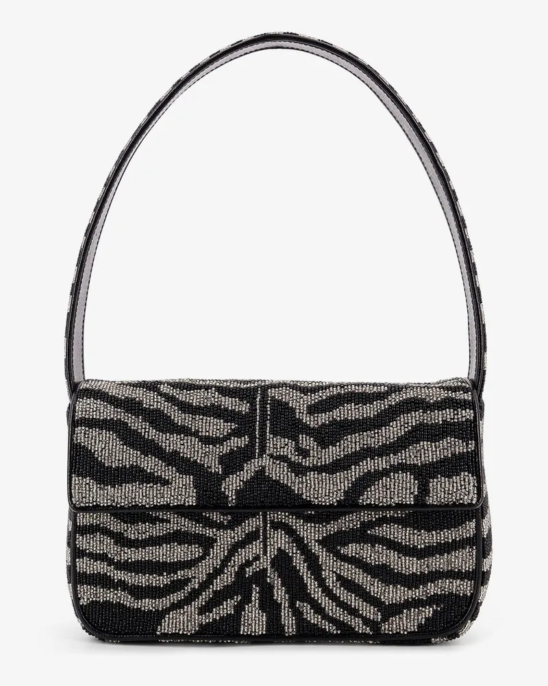 STAUD Tommy Beaded Bag shoulder bag with all-over beads -  - gender_Woman Black