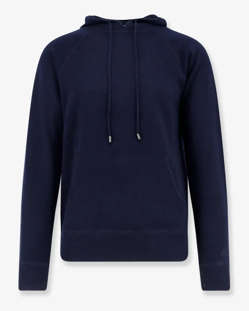 MC2 Saint Barth Willbur Wool hooded sweater -  - gender_Man Blue
