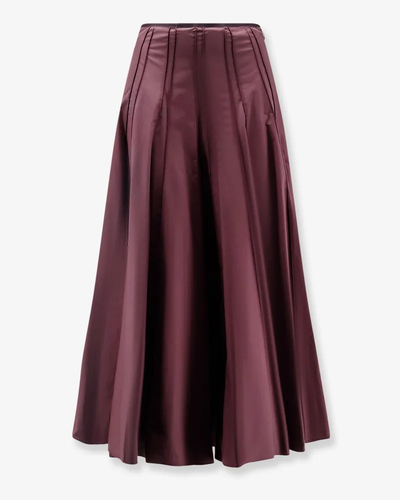 ALYSI Flared cotton skirt -  - gender_Woman Brown