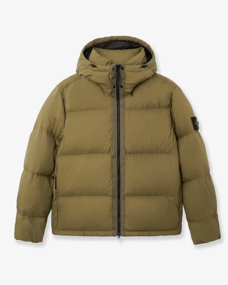 Stone Island Matt Ripstop CORDURA® Advanced Fabrics down jacket -  - gender_Man Green
