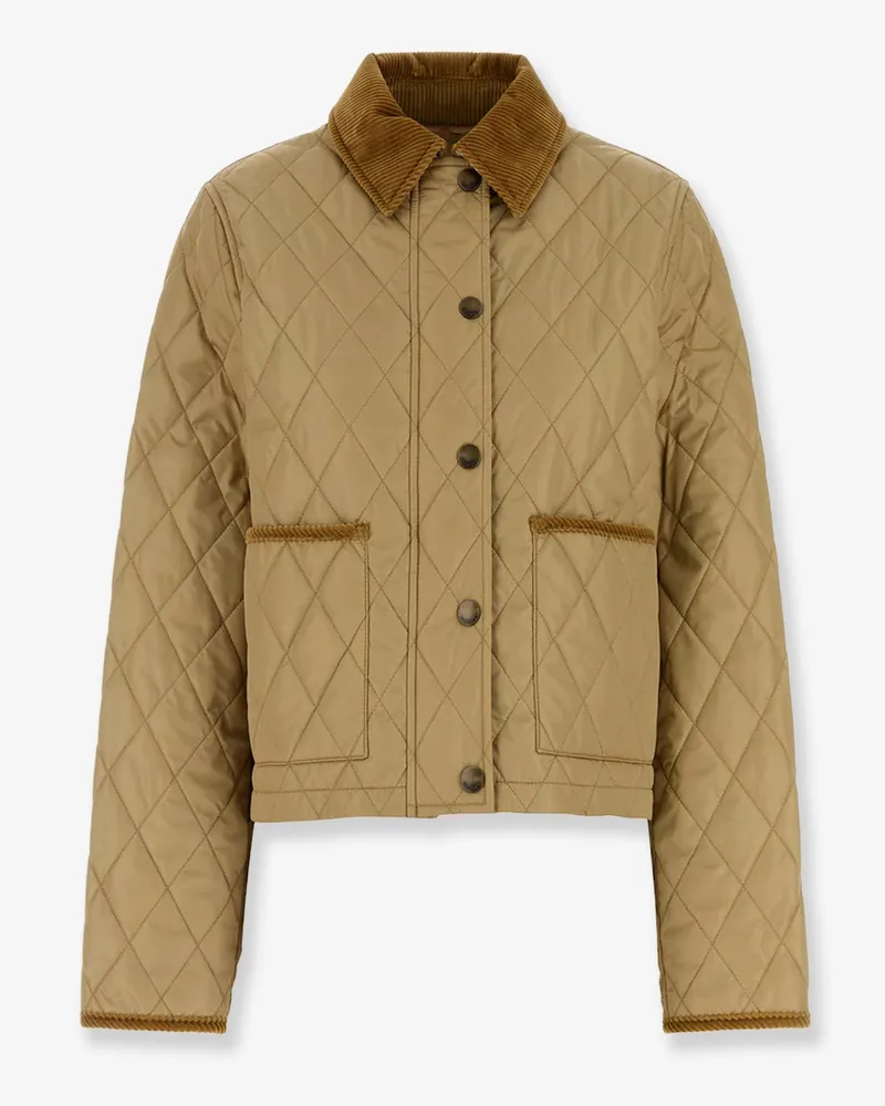 Burberry Quilted nylon jacket -  - gender_Woman Beige