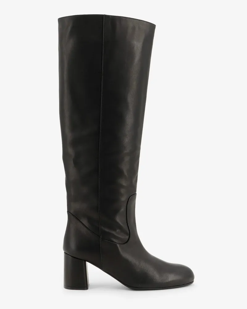 ATP Atelier Black leather boots -  - gender_Woman Black