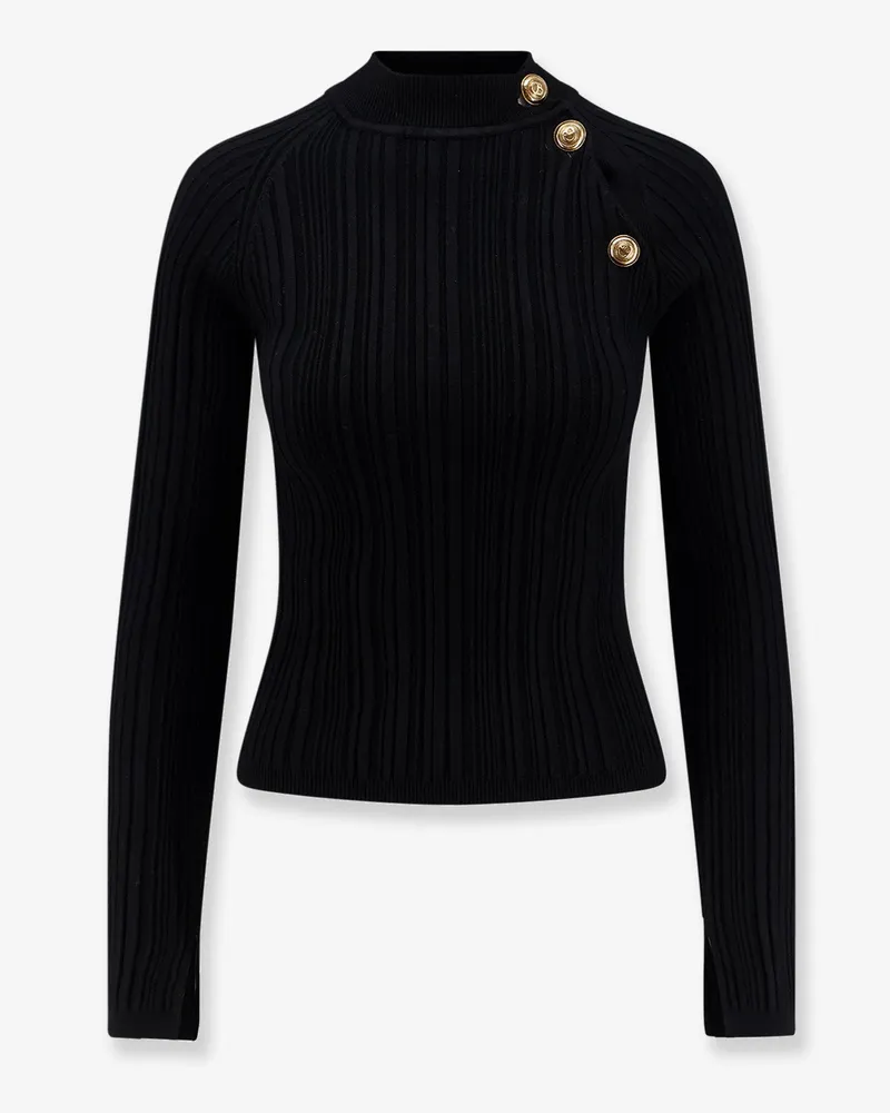 Chiara Boni Ijok Pepper ribbed viscose sweater -  - gender_Woman Black