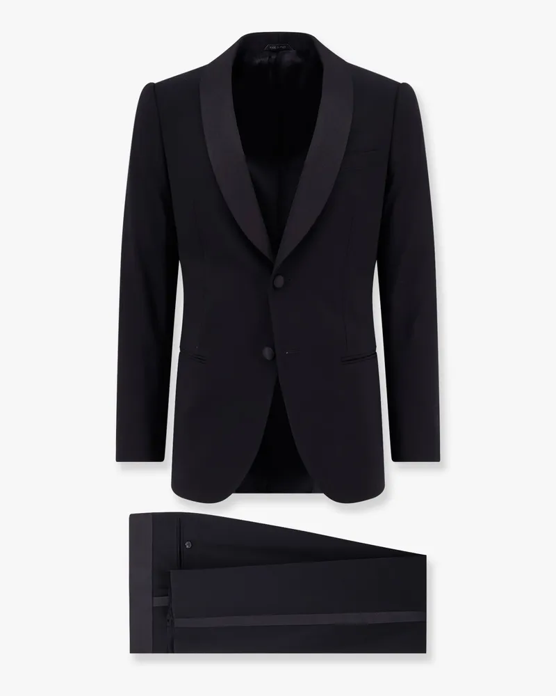 Giorgio Armani Soho virgin wool tuxedo -  - gender_Man Black