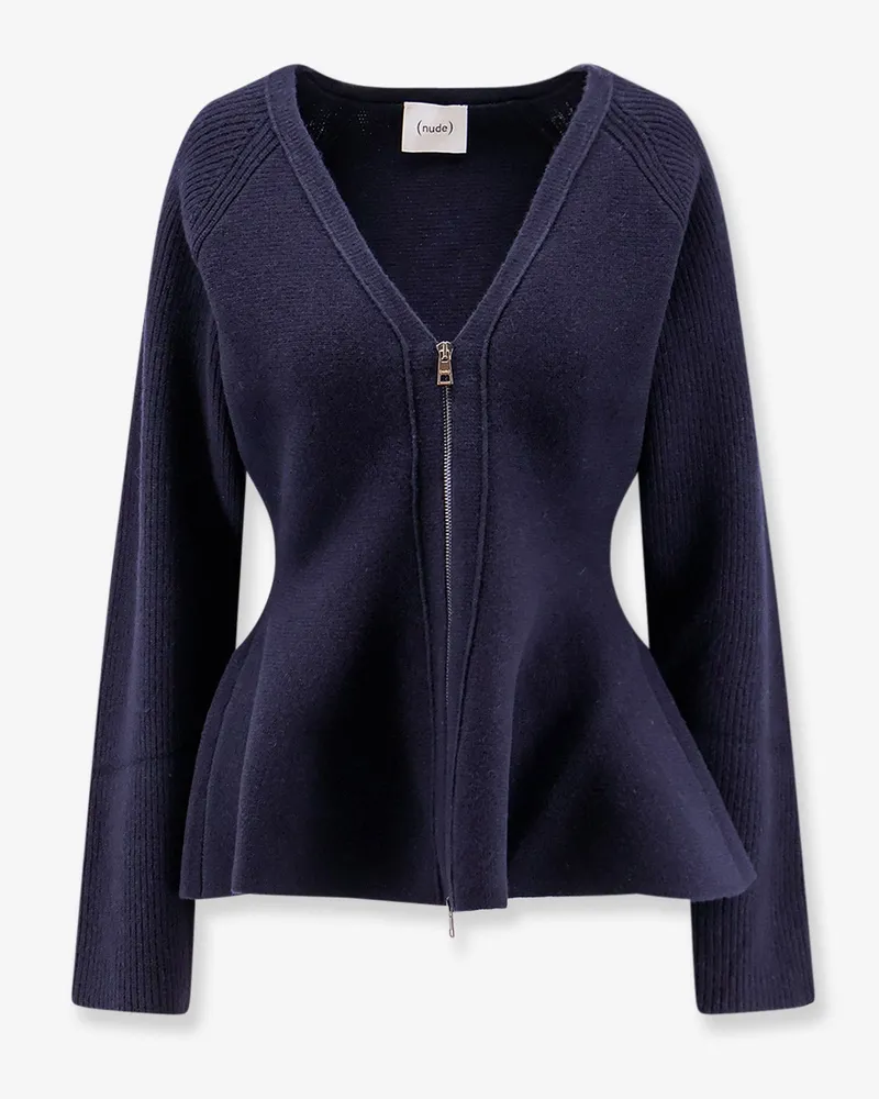 NUDE Wool blend cardigan -  - gender_Woman Blue