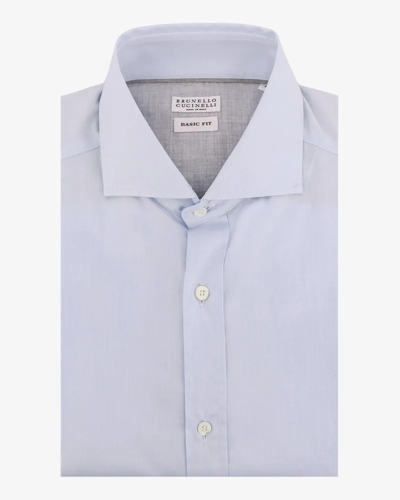 Brunello Cucinelli Cotton shirt -  - gender_Man Blue