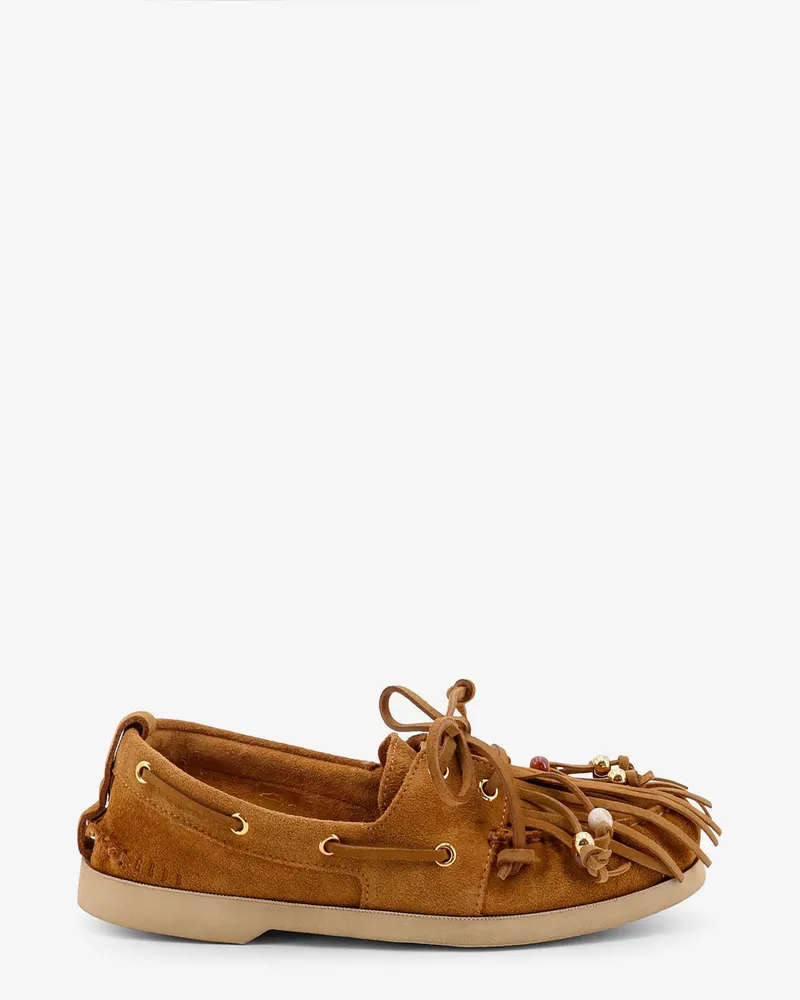 Golden Goose Cruise with fringes suede loafers -  - gender_Woman Brown