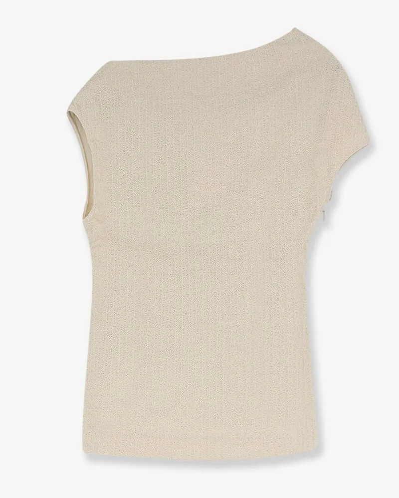 Totême Organic cotton top -  - gender_Woman Beige