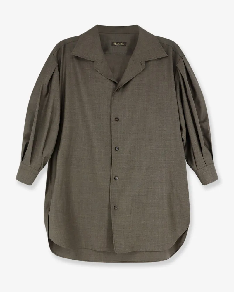 Loro Piana Elyse virgin wool shirt -  - gender_Woman Grey