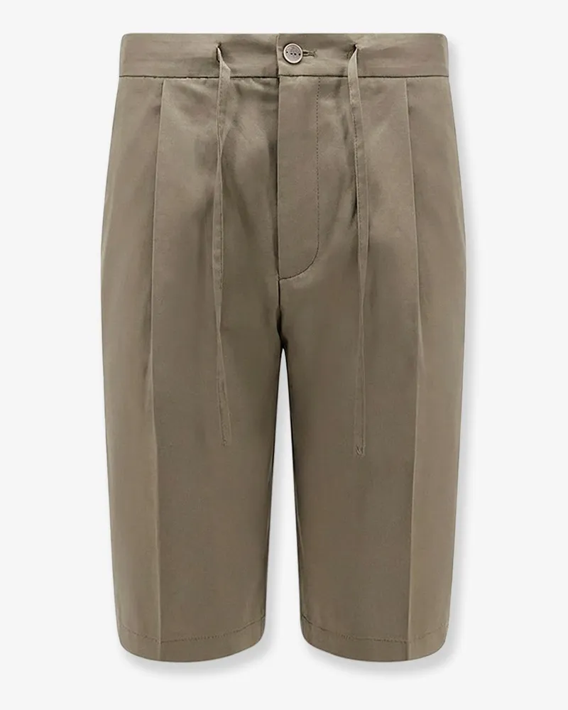 Hevò Torre Lapillo linen and viscose shirt -  - gender_Man Green