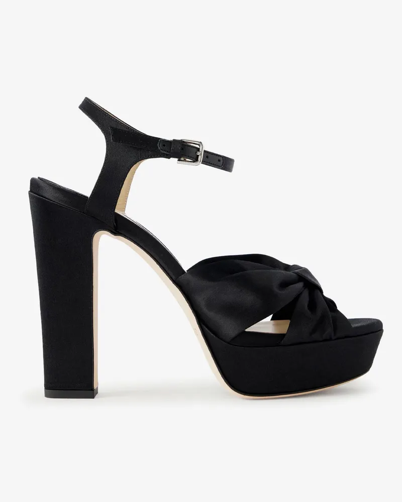 Jimmy Choo Heloise 120 sandals with nappa platform -  - gender_Woman Black