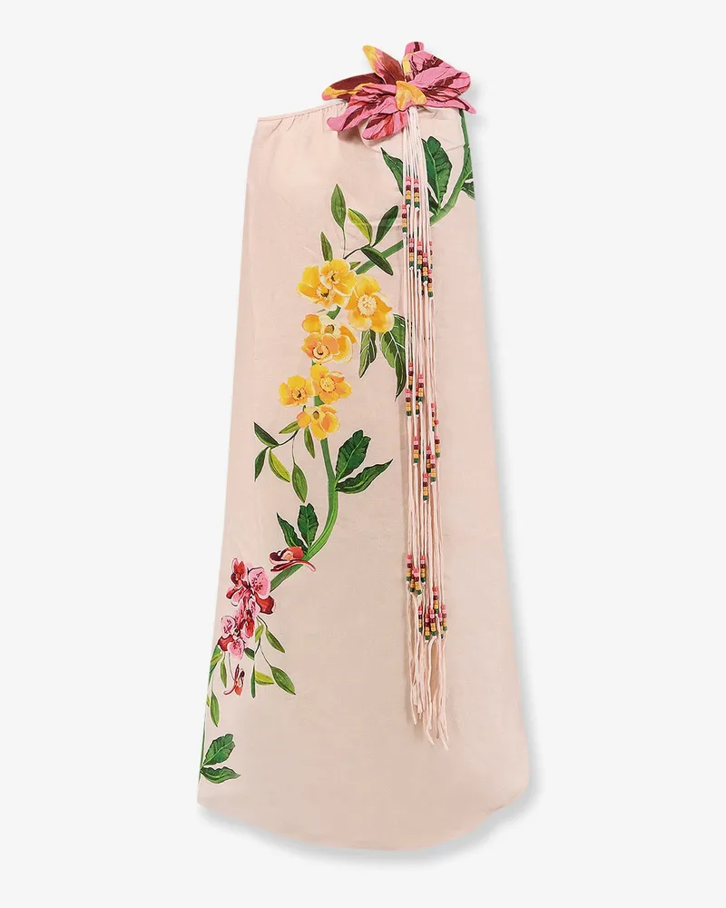 FARM Rio Natural linen dress -  - gender_Woman Pink