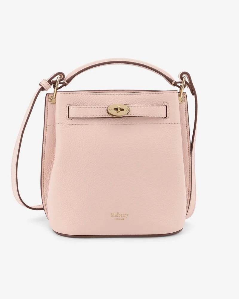 Mulberry Leather bucket bag with logo -  - gender_Woman Pink