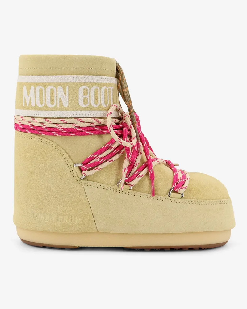 Moon Boot Icon Low suede boots -  - gender_Woman Beige