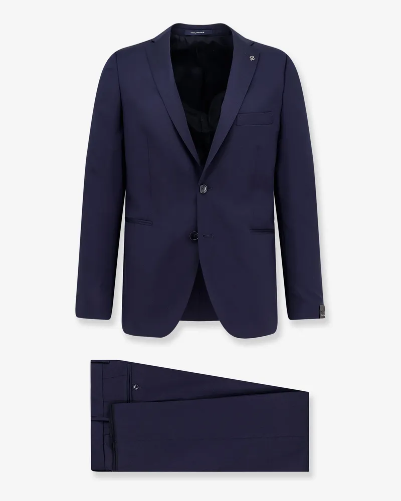 Tagliatore Single-breasted virgin wool suit -  - gender_Man Blue