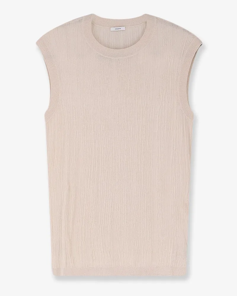 Joseph Calife silk and cotton tank top -  - gender_Woman Beige