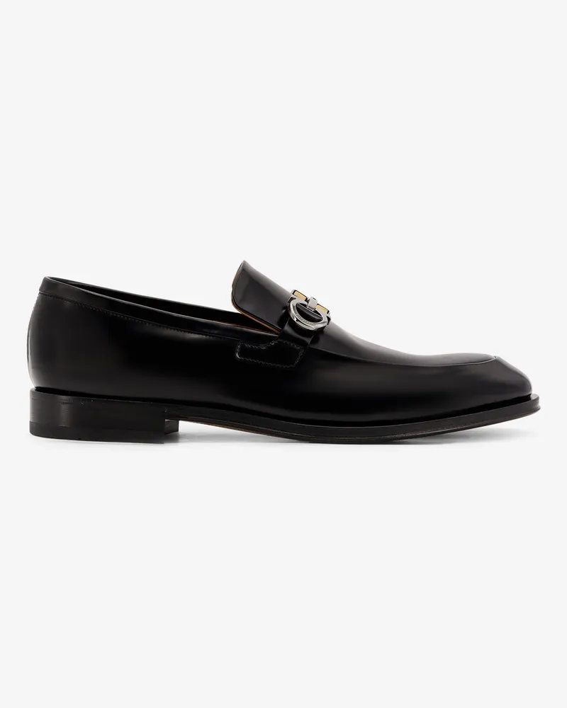 Ferragamo Leather loafers -  - gender_Man Black