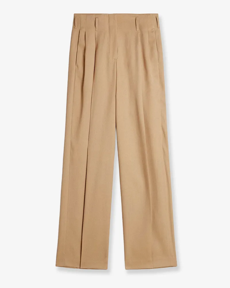 Golden Goose Flavia virgin wool trousers -  - gender_Woman Beige
