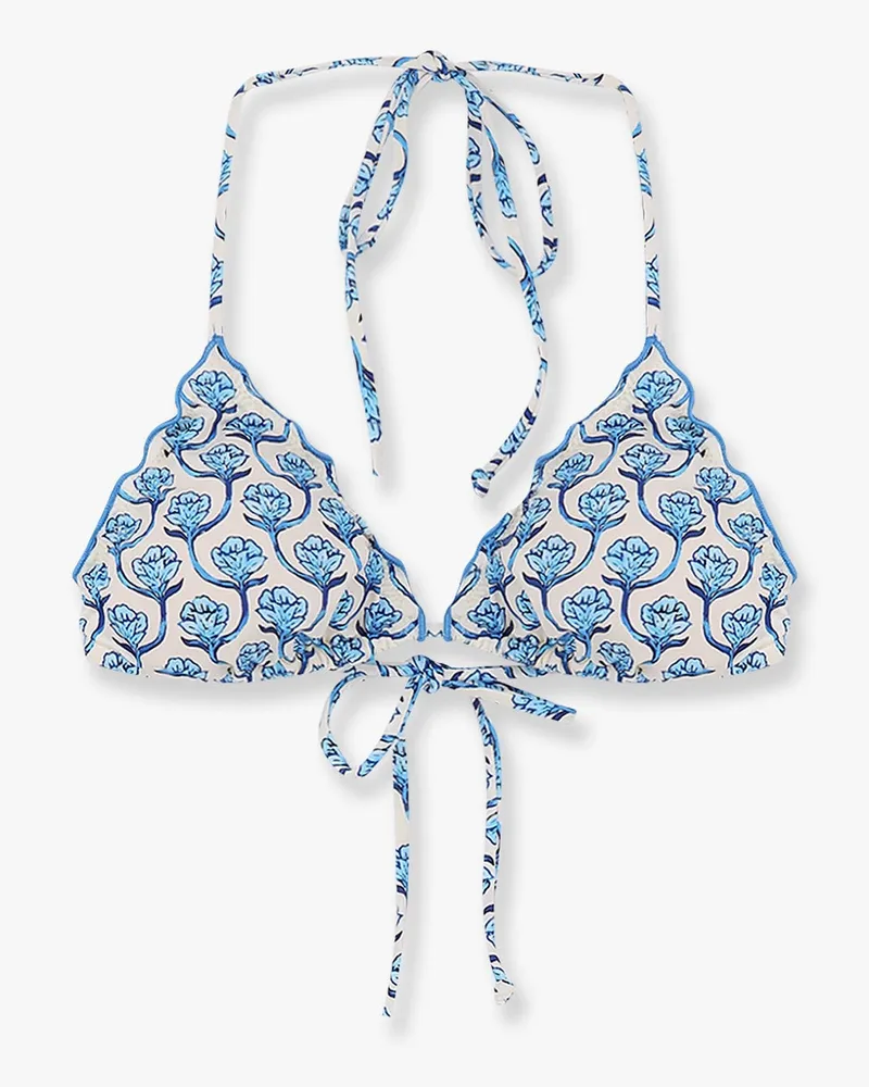 MC2 Saint Barth Sagittarius nylon bikini top -  - gender_Woman Blue