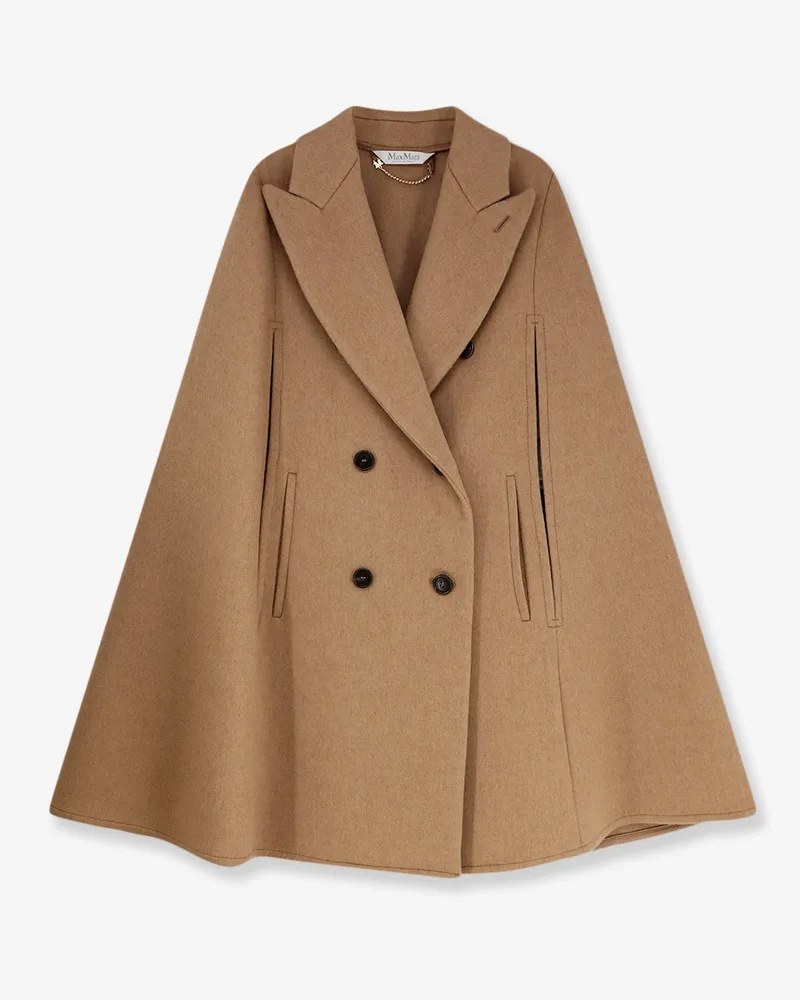 Max Mara Pordoi camel cape -  - gender_Woman Brown