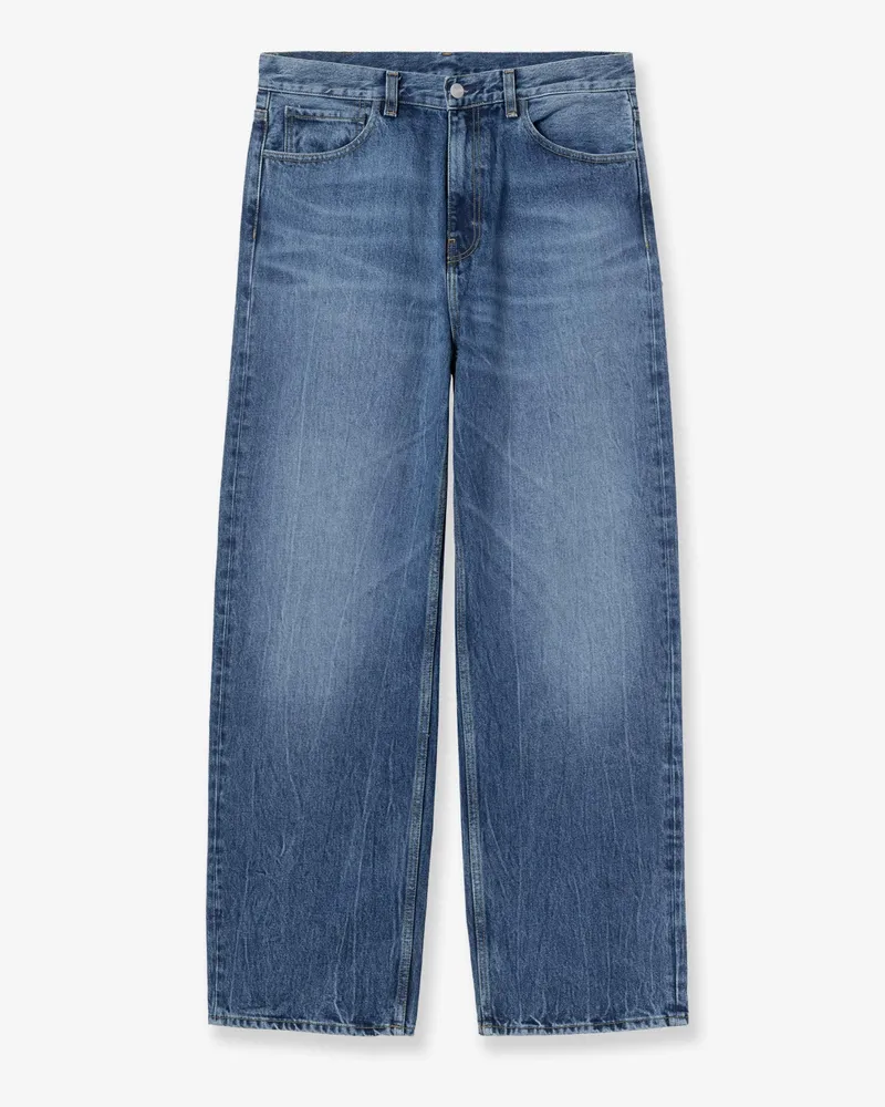 Carhartt WIP Washed-out blue denim jeans -  - gender_Man Blue