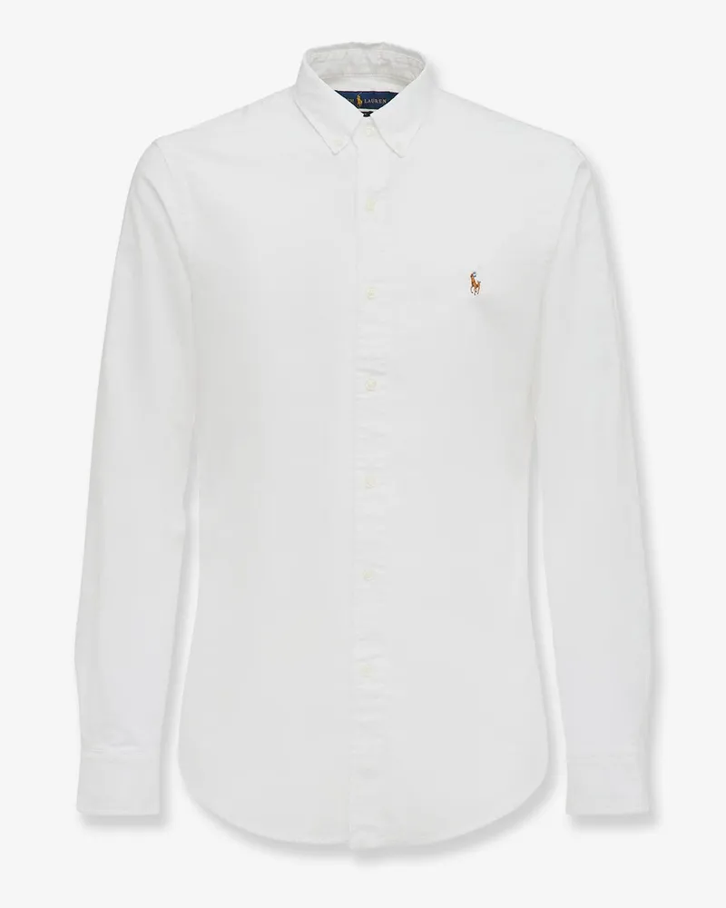 Ralph Lauren Slim Fit cotton shirt -  - gender_Man White